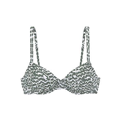 Lascana Women's Animal Print Underwire Bikini Top