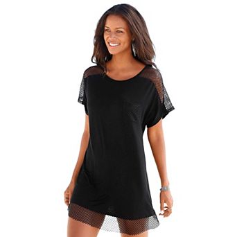 Lascana Women's Mesh Insert Cover Up