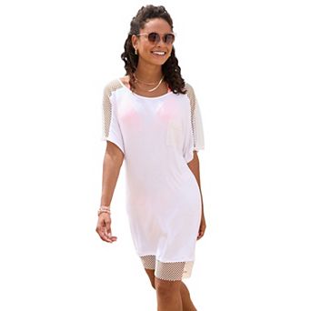 Lascana Women's Mesh Insert Cover Up