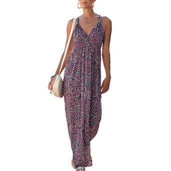 Lascana Women's Sleeveless Maxi Dress