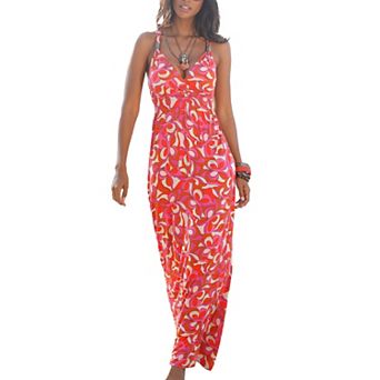 Lascana Women's Sleeveless Maxi Dress