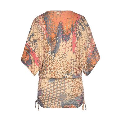 Lascana Women's Ruched Drawstring Dress