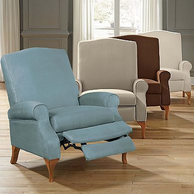 BrylaneHome 350 Lbs. Weight Capacity Faux Suede Recliner