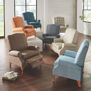 BrylaneHome 350 Lbs. Weight Capacity Faux Suede Recliner