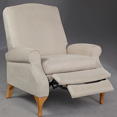 BrylaneHome 350 Lbs. Weight Capacity Faux Suede Recliner