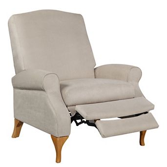 BrylaneHome 350 Lbs. Weight Capacity Faux Suede Recliner