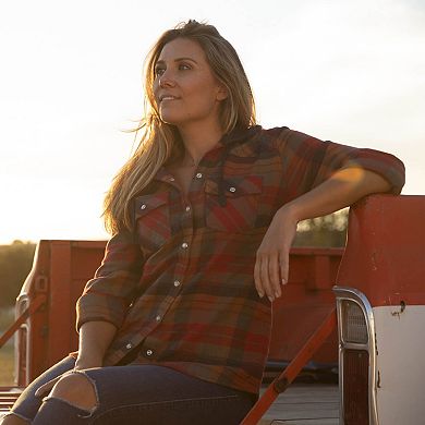 Women's Legendary Whitetails Lumber Jane Hooded Flannel Shirt