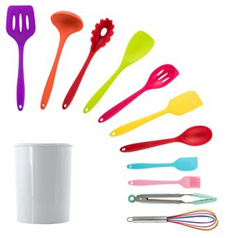 Megachef Pro Mulit-Color Silicone Cooking Utensils, Set of 12