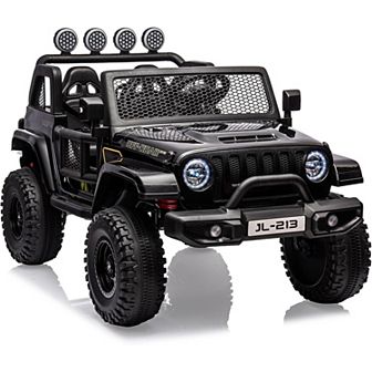 24V Kids Ride On Car, 2 Seater Battery Powered Truck Cars for Toddles 2WD/4WD Electric Vehicles