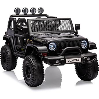 24V Kids Ride On Car, 2 Seater Battery Powered Truck Cars for Toddles 2WD/4WD Electric Vehicles