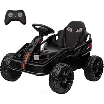 24V Ride-On Toys for Big Kids，Electric Four Wheeler，Battery Electric Car for Kids