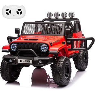 24V Kids Ride On Car, 2 Seater Battery Powered Truck Cars for Toddles 2WD/4WD Electric Vehicles