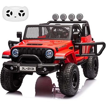 24V Kids Ride On Car, 2 Seater Battery Powered Truck Cars for Toddles 2WD/4WD Electric Vehicles