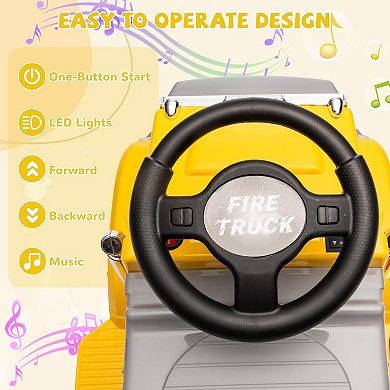 6V Ride-On Car for Kids Ages 1-3 Years, 4.5Ah Rechargeable Battery, Electric Toy Car