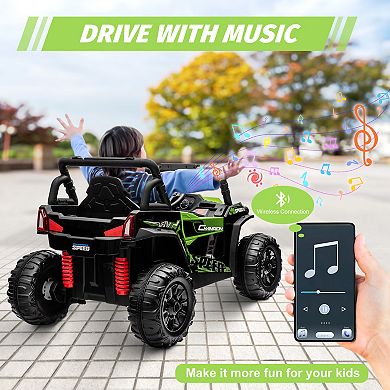 12V Kids Ride on Car, Electric Off-Road UTV Truck
