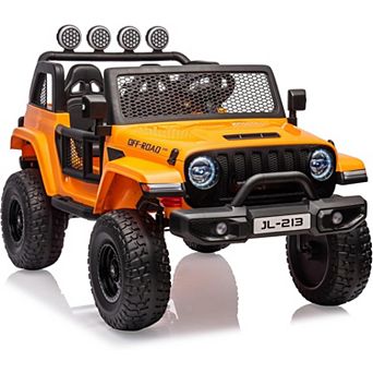 24V Kids Ride On Car, 2 Seater Battery Powered Truck Cars for Toddles 2WD/4WD Electric Vehicles