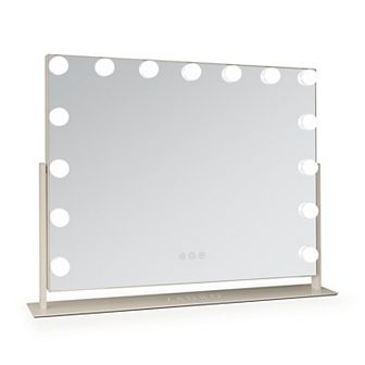 25"x20" Hollywood Mirror with Lights LED, Horizontal Countertop Vanity Mirror