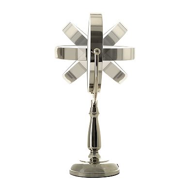 LED Light Countertop Face Mirror with Magnifications 5X/1X and Touch Base Control Technology