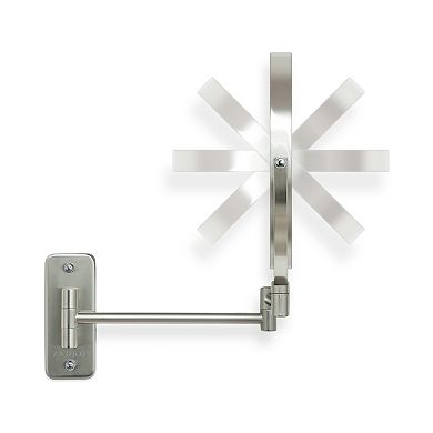 Wall Mounted Bathroom Mirror with 8X/1X Magnifications andExtending Folding Arm