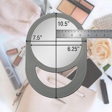 Hand Mirror with Large Handle