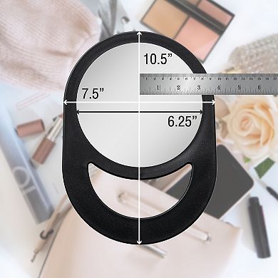 Hand Mirror with Large Handle