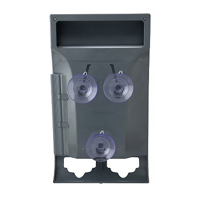 Non-Lighted Fogless Shower Mirror with Water Technology and Double Razor Holder