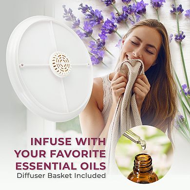 Towel Warmer Aromatherapy Diffuser and Lavender Essential Oil 10ml