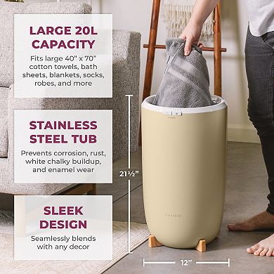 Towel Warmer Aromatherapy Diffuser and Lavender Essential Oil 10ml