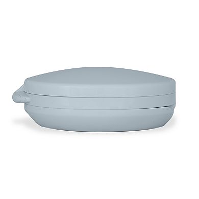 Folding LED Lighted Travel Mirror with Magnifications 10X/1X - Adjustable Compact Mirror