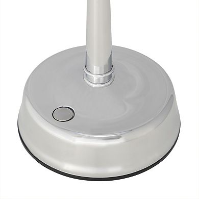 Lexington LED Light Countertop Vanity Mirror with 10X/1X Magnifications and Touch-Pad Controls