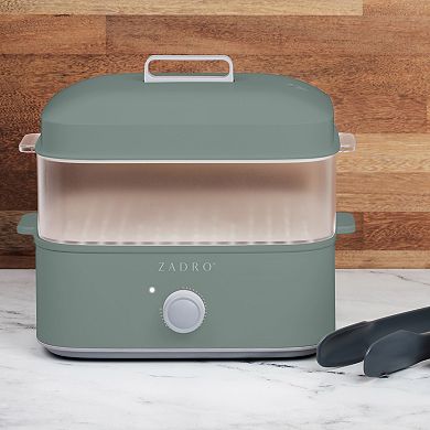 Towel Steamer with Tongs 8L Steam Tray 1.7L Tank Up to 12 wash cloths