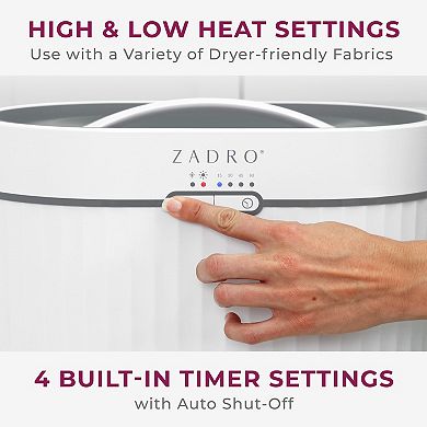 Fluted Towel Warmer for Bathroom 20L Stainless Steal Tub Cord Storage