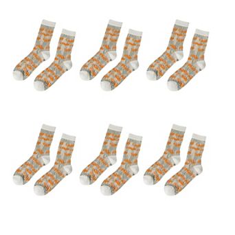 Women's Floral Embroidered Sheer Ankle Socks 6 pk