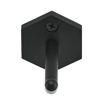 Swiss Madison Brusque Robe Hook in Matte Black