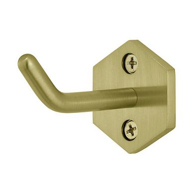 Swiss Madison Brusque Robe Hook in Brushed Gold