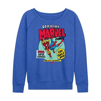 Women's Marvel Comics Super Heroes French Terry Long Sleeve Tee