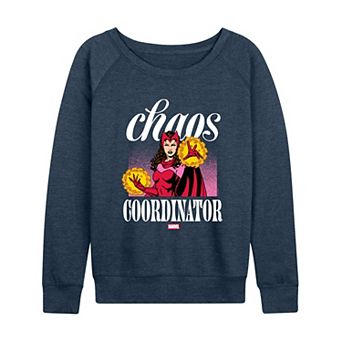 Women's Marvel Scarlet Witch Chaos Coordinator French Terry Long Sleeve Tee