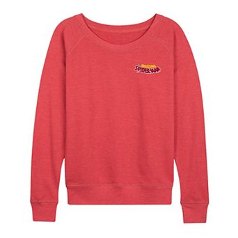Women's The Amazing Spider-Man Logo French Terry Long Sleeve Tee