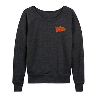 Women's X-Men Logo French Terry Long Sleeve Tee