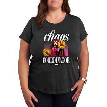 Plus Size Marvel Scarlet Witch Chaos Coordinator Graphic Tee