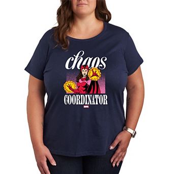 Plus Size Marvel Scarlet Witch Chaos Coordinator Graphic Tee