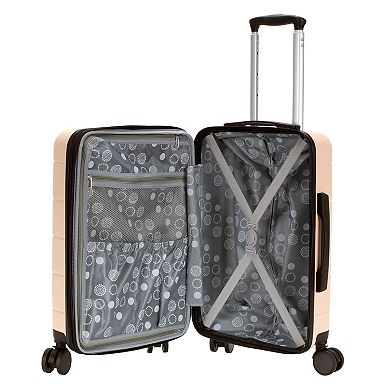 Rockland Tahoe Expandable Hardside Spinner Carry-On Luggage