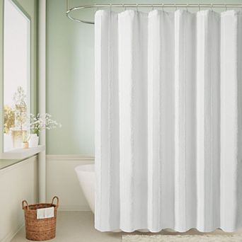 Awesome Home Spa Stripe Shower Curtain