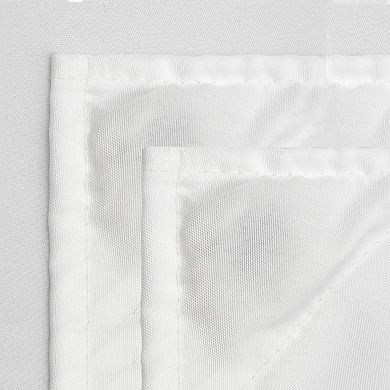 Awesome Home Ombre Waffle Shower Curtain with Snap-in Liner