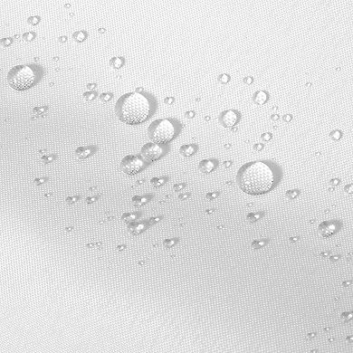 Awesome Home Ombre Waffle Shower Curtain with Snap-in Liner