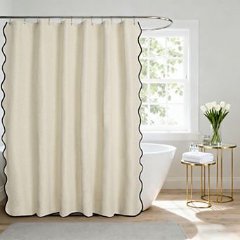 Awesome Home Scallop Shower Curtain