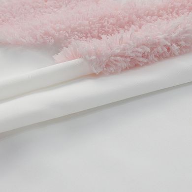 Awesome Home Tufted Floral Shower Curtain