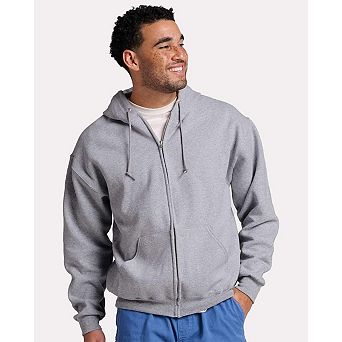 JERZEES Rugged Full-Zip Hooded Sweatshirt