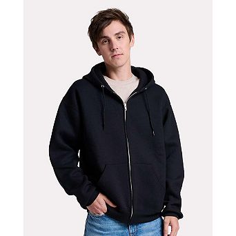 JERZEES Rugged Full-Zip Hooded Sweatshirt