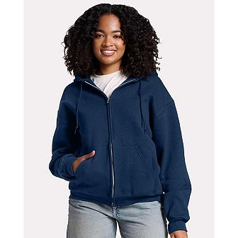 JERZEES Rugged Full-Zip Hooded Sweatshirt